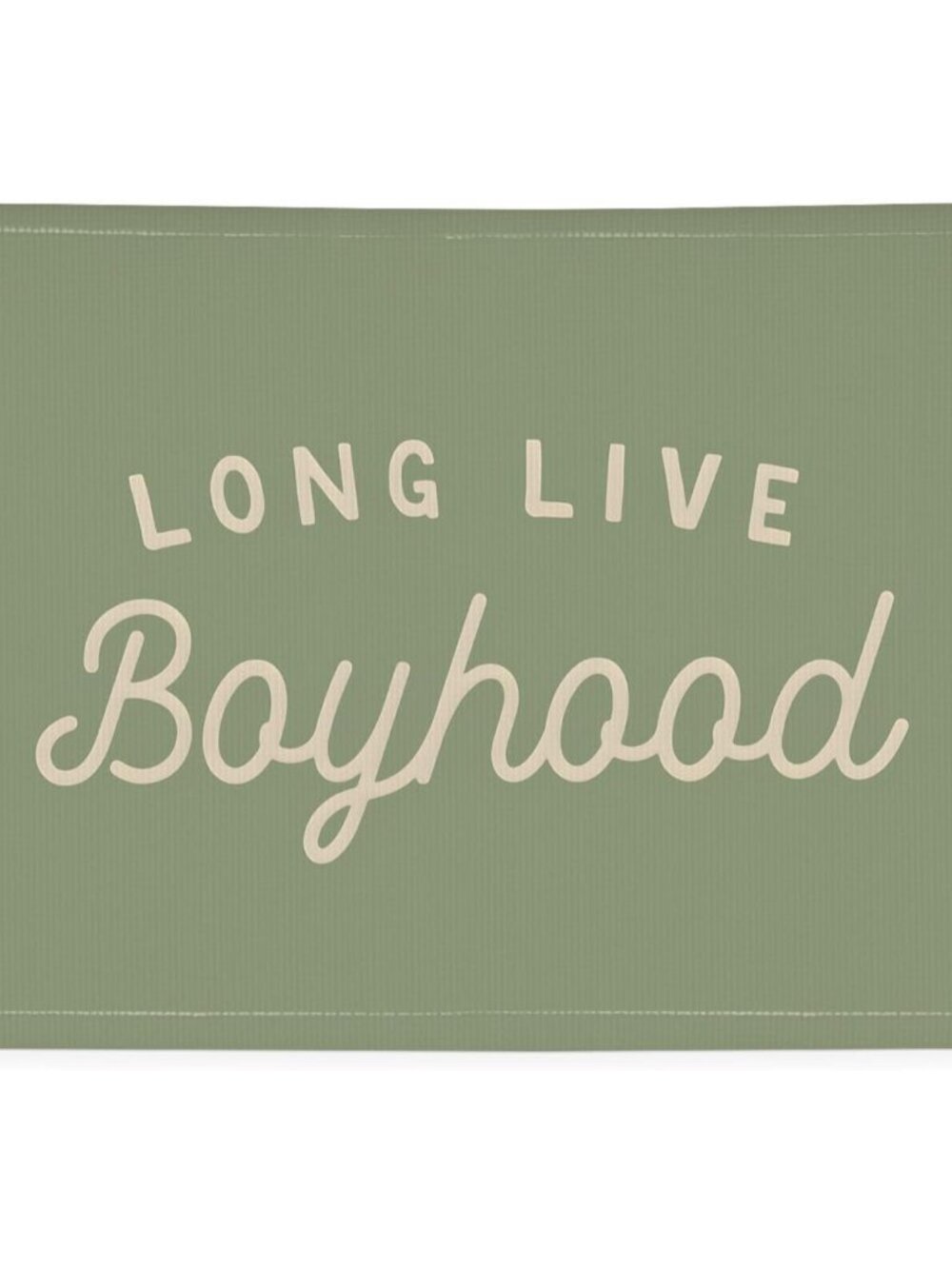 Sage Green Boy Room Decor, Canvas Banner Wall Hanging Flag 30x20 Inch